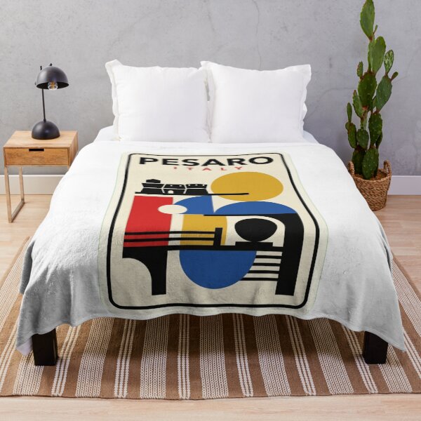 Item preview, Retro Pesaro Bauhaus Geometric Skyline designed and sold by k3rstman1.