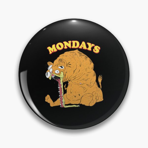 Item preview, Grumpy Orange Cat Mondays Cartoon  designed and sold by JOHNISTRERI.