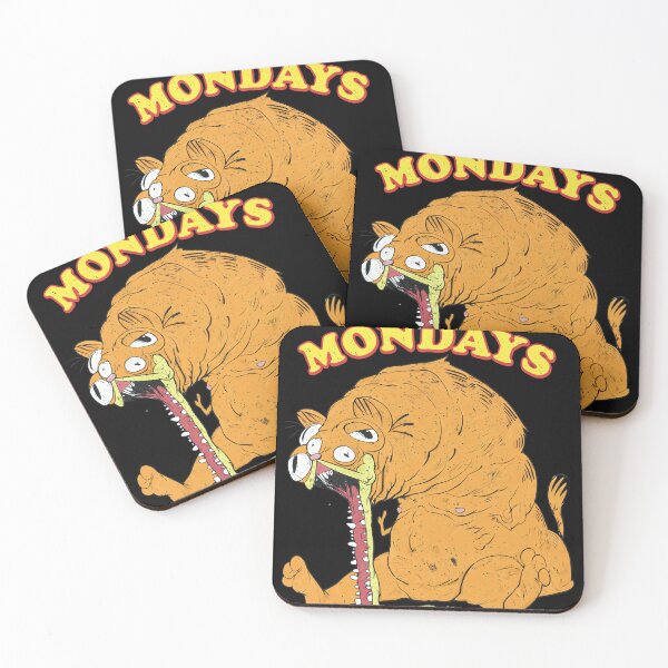 Item preview, Grumpy Orange Cat Mondays Cartoon  designed and sold by JOHNISTRERI.
