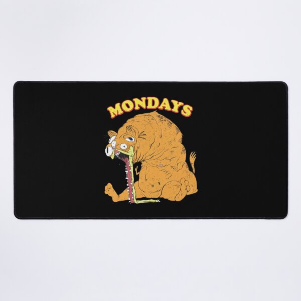 Item preview, Grumpy Orange Cat Mondays Cartoon designed and sold by JOHNISTRERI.