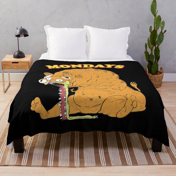 Item preview, Grumpy Orange Cat Mondays Cartoon designed and sold by JOHNISTRERI.