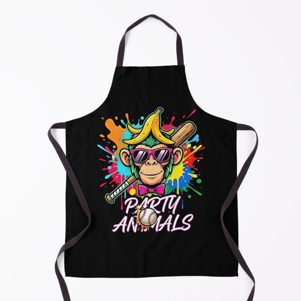 Item preview, Party Animals Baseball Monkey Colorful Splatter Sunglasses designed and sold by Glow-Paw-Studio.