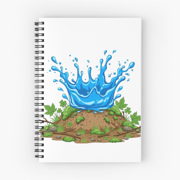 Item preview, Raindrop Splash Nature T-Shirt - Water Crown Ground Design - Eco Outdoor Graphic - Rain Touching Earth - Nature Lovers Gift designed and sold by yassine elhaidi.