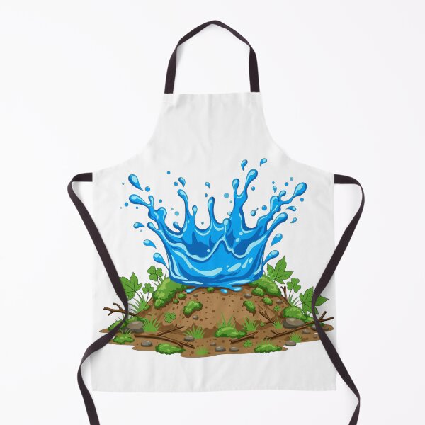 Item preview, Raindrop Splash Nature T-Shirt - Water Crown Ground Design - Eco Outdoor Graphic - Rain Touching Earth - Nature Lovers Gift designed and sold by yassine elhaidi.