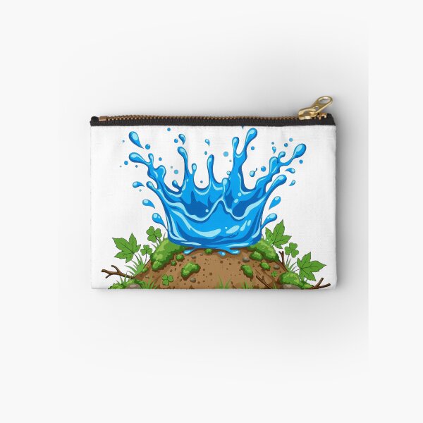 Item preview, Raindrop Splash Nature T-Shirt - Water Crown Ground Design - Eco Outdoor Graphic - Rain Touching Earth - Nature Lovers Gift designed and sold by yassine elhaidi.