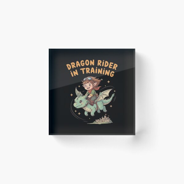 Item preview, Dragon Rider in Training Cute Kids Fantasy Adventure Design designed and sold by Ostericaimusa.