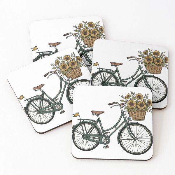 Item preview, Sunflower Bicycle – Vintage Countryside designed and sold by meghnad.