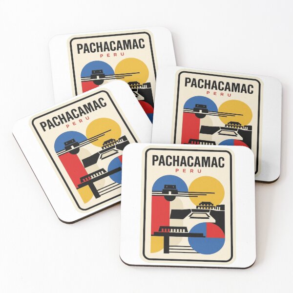 Item preview, Retro Pachacamac2 Bauhaus Geometric Skyline designed and sold by k3rstman1.