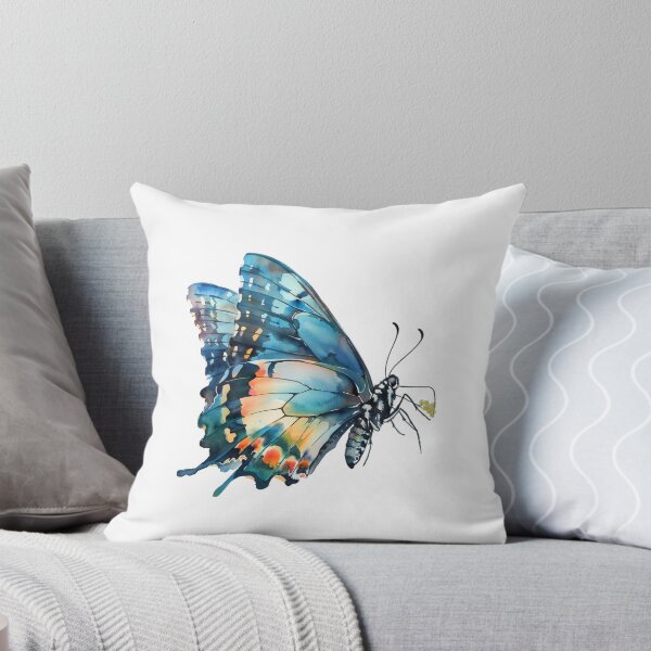 Item preview, Blue Butterfly | Elegant Nature Aesthetic Art designed and sold by Mandayartstudio.