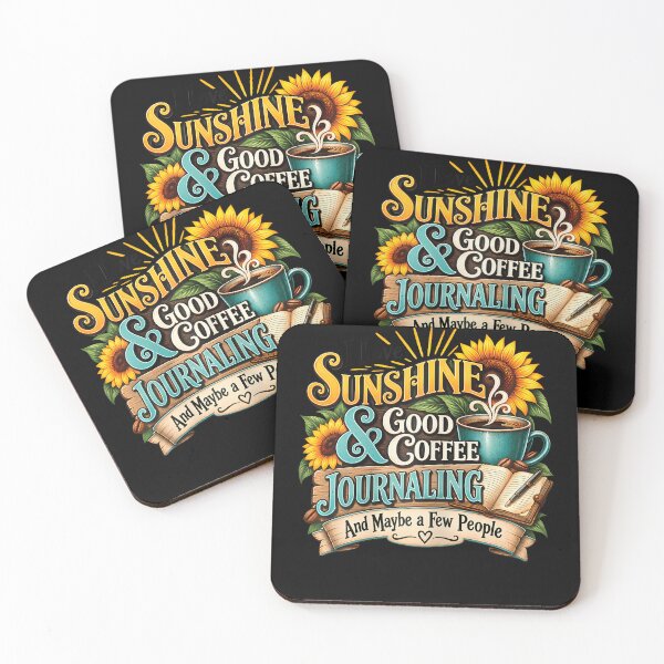 Item preview, Coffee Journaling Sunshine And Coffee designed and sold by PAROSSA.