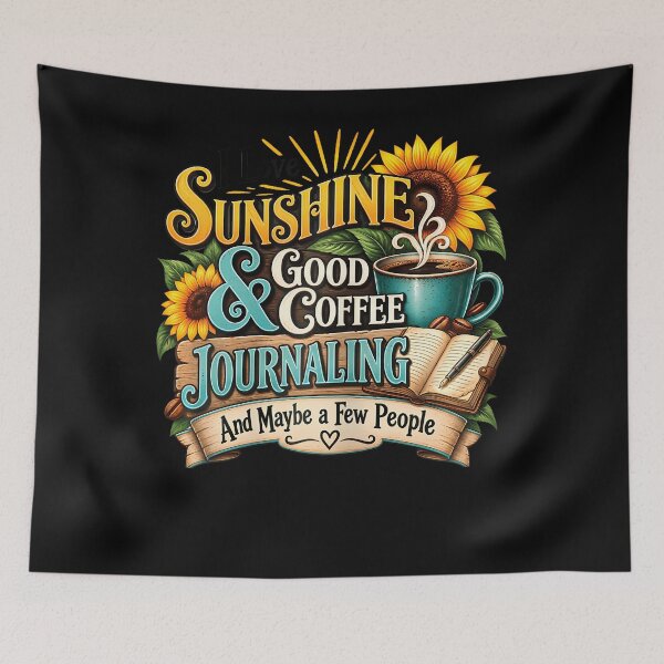 Item preview, Coffee Journaling Sunshine And Coffee designed and sold by PAROSSA.
