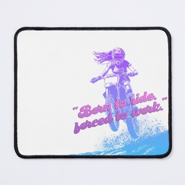 Item preview, Design of a female motocross rider at full speed, for motocross fans. #4 designed and sold by UrbanTRIP.