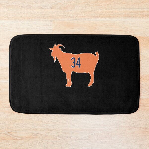 Item preview, Orange Goat Number 34 Funny Farm Animal Sports Fan designed and sold by Glow-Paw-Studio.