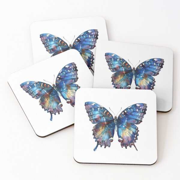 Item preview, Blue Butterfly | Elegant Nature Aesthetic Art designed and sold by Mandayartstudio.