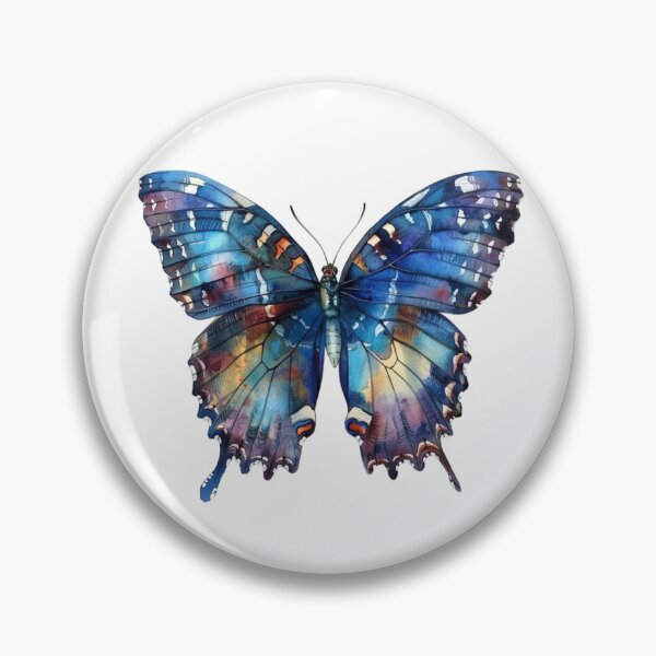 Item preview, Blue Butterfly | Elegant Nature Aesthetic Art designed and sold by Mandayartstudio.