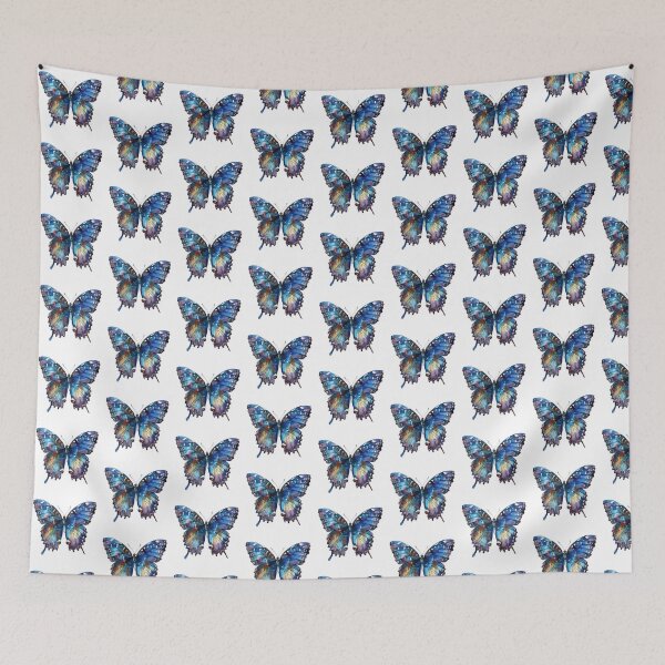 Item preview, Blue Butterfly | Elegant Nature Aesthetic Art designed and sold by Mandayartstudio.