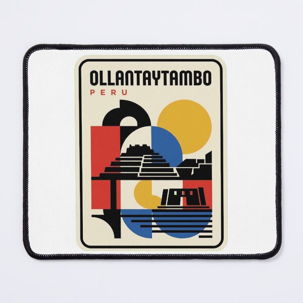 Item preview, Retro Ollantaytambo Bauhaus Geometric Skyline designed and sold by k3rstman1.