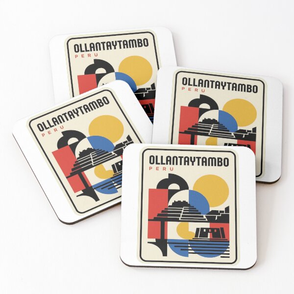 Item preview, Retro Ollantaytambo Bauhaus Geometric Skyline designed and sold by k3rstman1.