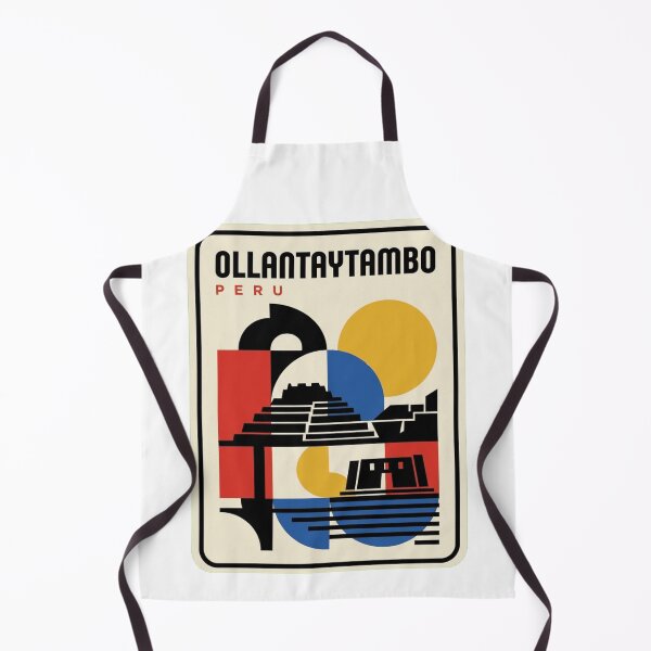 Item preview, Retro Ollantaytambo Bauhaus Geometric Skyline designed and sold by k3rstman1.