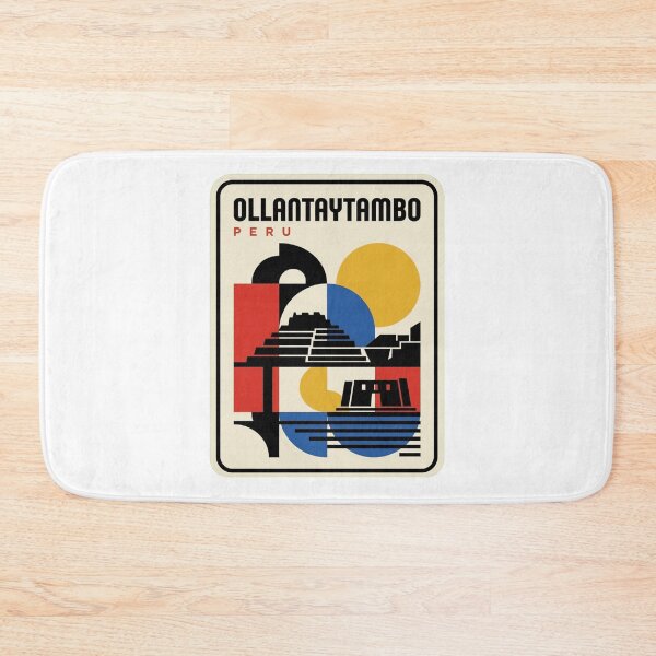 Item preview, Retro Ollantaytambo Bauhaus Geometric Skyline designed and sold by k3rstman1.