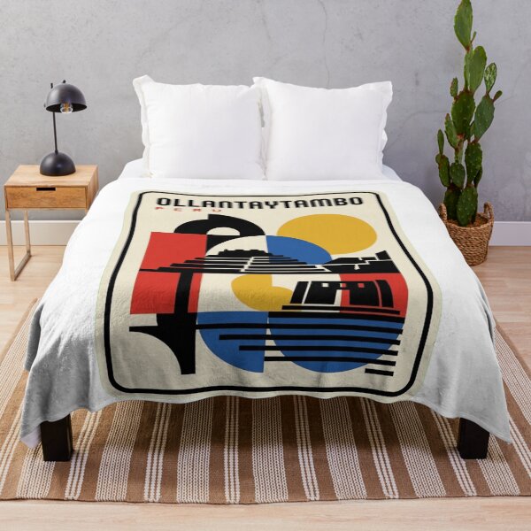 Item preview, Retro Ollantaytambo Bauhaus Geometric Skyline designed and sold by k3rstman1.