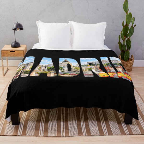Item preview, MADRID Spain - Tourist Souvenir Sticker Shirt Top Sites and Monuments designed and sold by Adam Gormley.
