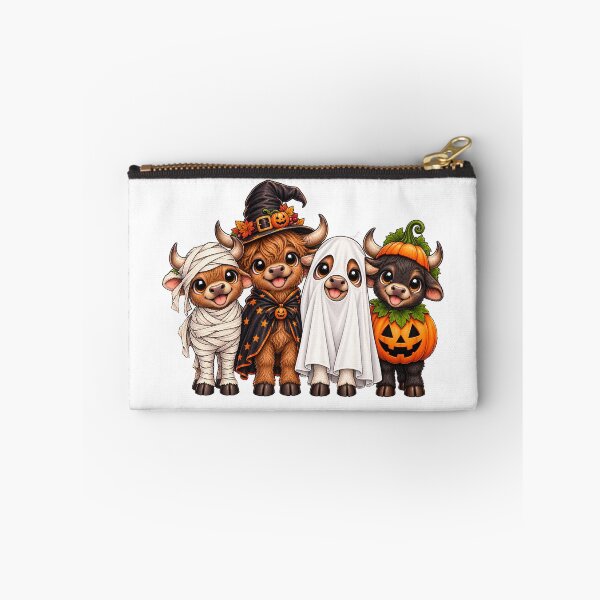 Item preview, Highland cattle Pumpkin Halloween cow designed and sold by QuiteOrbit.