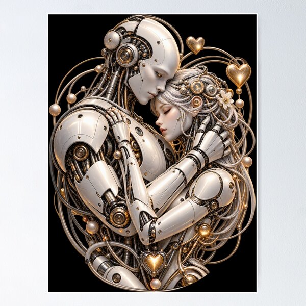 Item preview, Robot Lovers designed and sold by Jaenne.studio.