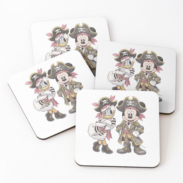 Item preview, Couples Mouse Pirate Adventure Family Vacation Adventure designed and sold by Glow-Paw-Studio.