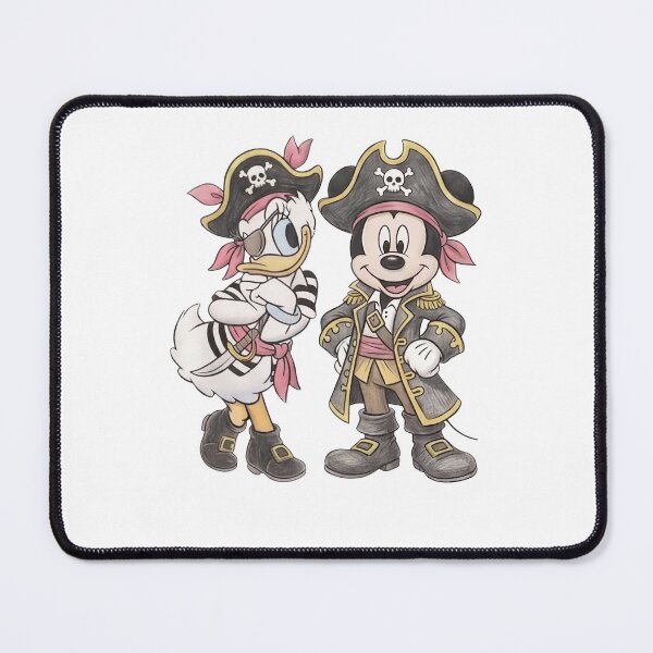 Item preview, Couples Mouse Pirate Adventure Family Vacation Adventure designed and sold by Glow-Paw-Studio.