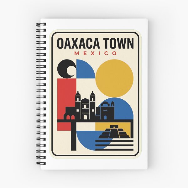 Item preview, Retro Oaxaca Town Bauhaus Geometric Skyline designed and sold by k3rstman1.