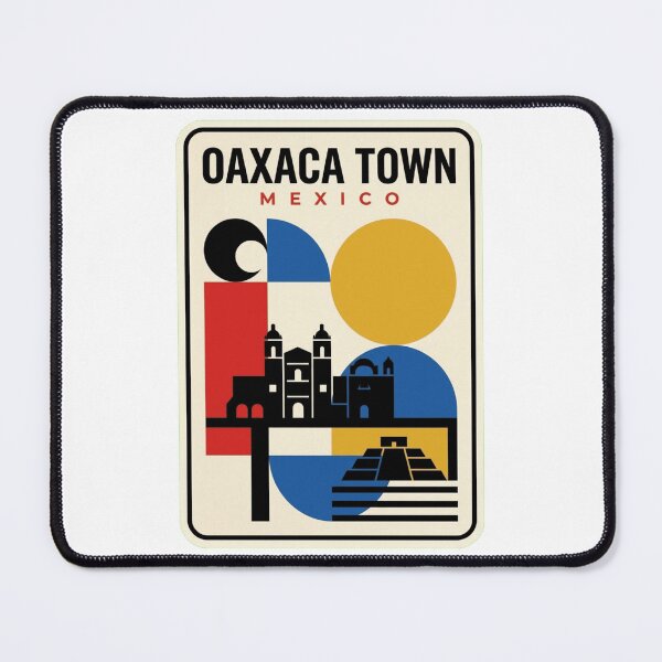Item preview, Retro Oaxaca Town Bauhaus Geometric Skyline designed and sold by k3rstman1.