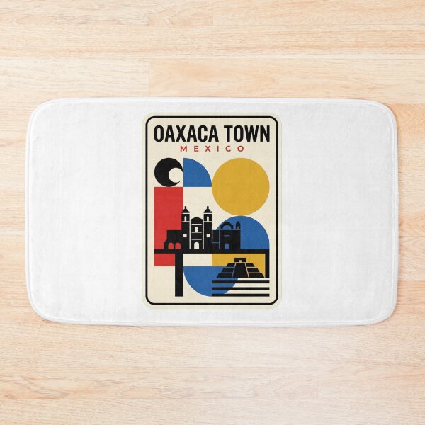 Item preview, Retro Oaxaca Town Bauhaus Geometric Skyline designed and sold by k3rstman1.