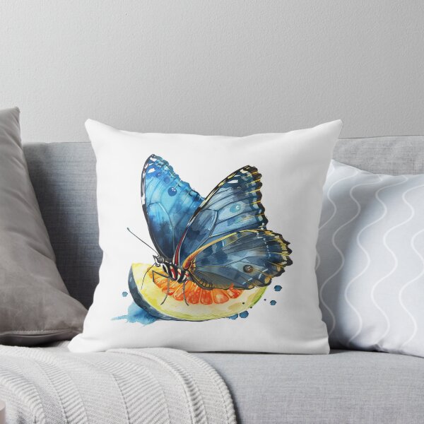 Item preview, Blue Butterfly | Elegant Nature Aesthetic Art designed and sold by Mandayartstudio.
