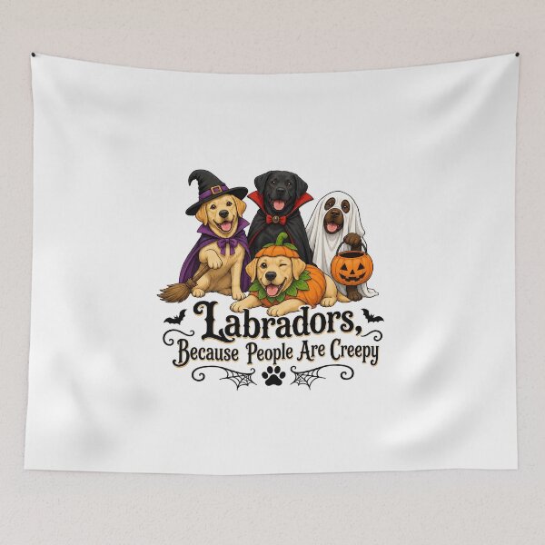 Item preview, Labradors Halloween Costumes Funny Dog Art designed and sold by OlyvieArt.