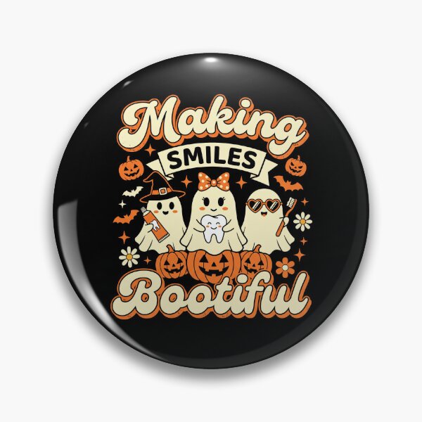 Item preview, Making Smiles Bootiful Retro Dental Ghosts designed and sold by MizoX7.