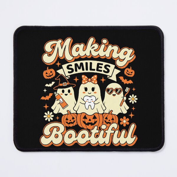 Item preview, Making Smiles Bootiful Retro Dental Ghosts designed and sold by MizoX7.