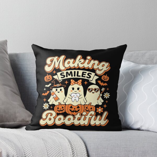 Item preview, Making Smiles Bootiful Retro Dental Ghosts designed and sold by MizoX7.