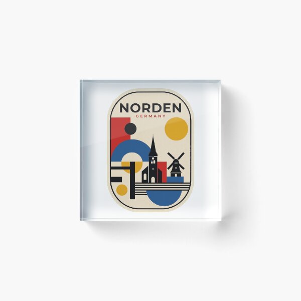 Item preview, Retro Norden Bauhaus Geometric Skyline designed and sold by k3rstman1.