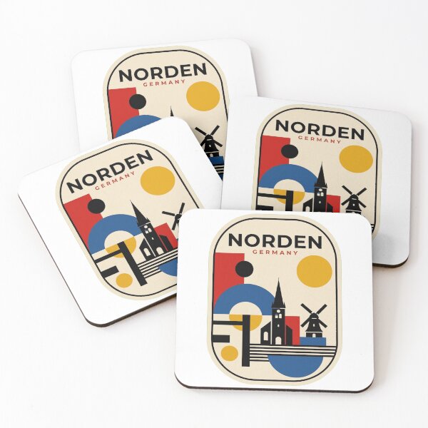 Item preview, Retro Norden Bauhaus Geometric Skyline designed and sold by k3rstman1.