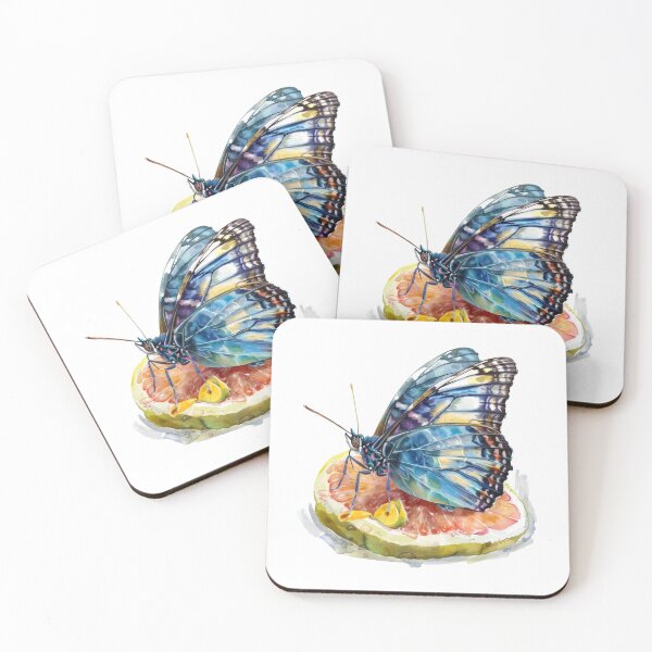 Item preview, Blue Butterfly | Elegant Nature Aesthetic Art designed and sold by Mandayartstudio.