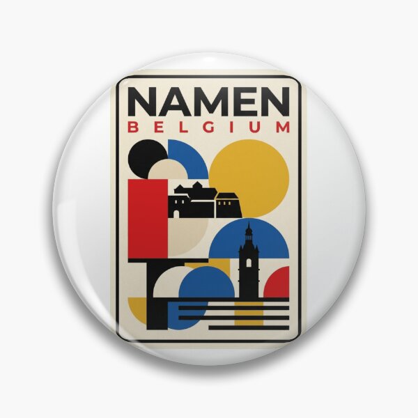 Item preview, Retro Namen Bauhaus Geometric Skyline designed and sold by k3rstman1.