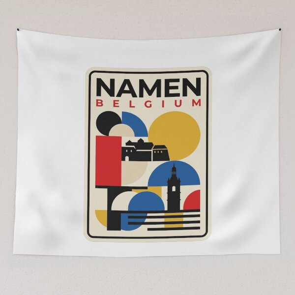Item preview, Retro Namen Bauhaus Geometric Skyline designed and sold by k3rstman1.