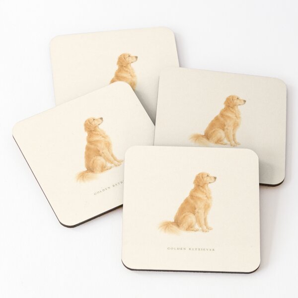 Item preview, Golden Retriever Watercolor Portrait | Minimalist Dog Breed Wall Art | Pet Lover Gift designed and sold by FixationStudio.