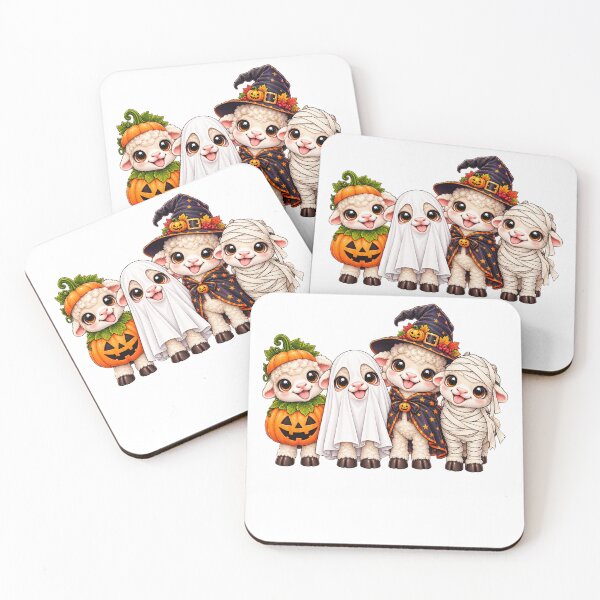 Item preview, sheep Pumpkin Halloween sheeps designed and sold by QuiteOrbit.