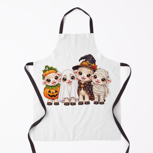 Item preview, sheep Pumpkin Halloween sheeps designed and sold by QuiteOrbit.