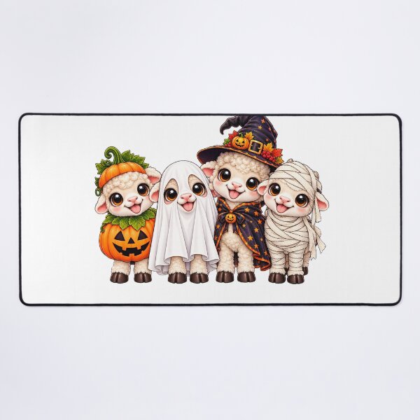Item preview, sheep Pumpkin Halloween sheeps designed and sold by QuiteOrbit.