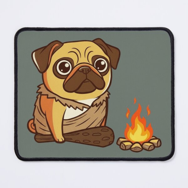 Item preview, Mugsy Brewster Campfire Survival Pug designed and sold by MugsyBrewster.