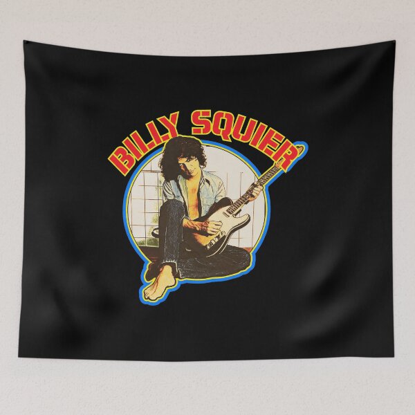 Item preview, Billy Squier Rock Guitarist Retro Illustration designed and sold by JOHNISTRERI.
