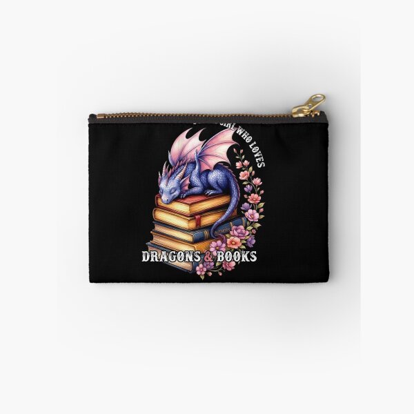 Item preview, Just a Girl Who Loves Dragons and Books Fantasy Reader Design designed and sold by Ostericaimusa.